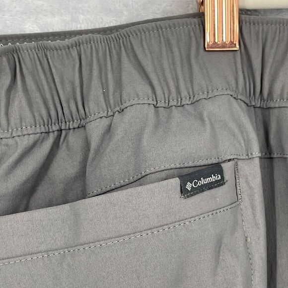 Columbia Pants Mens XXL Short Gray Royce Range Elastic Waist Tapered Jogger - Picture 6 of 16